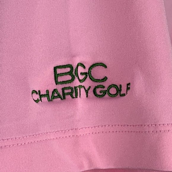 Turtleson Womens Pink Polo Golf Shirt BGC Charity Golf Texas Size Medium - Picture 7 of 9